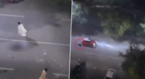 Speeding Car Rams Into Revellers Bursting Firecrackers Leaving One In Critical Condition