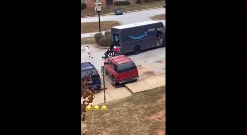 Amazon Delivery Dude Shows Why Even Black People Don't Want To Go To The Ghetto