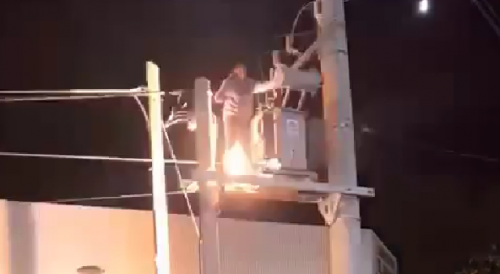 Argentinian Man Electrocuted By High Voltage Tower