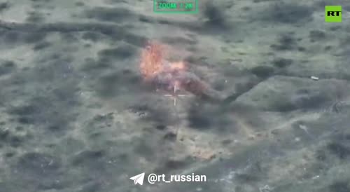 Allahu Akbar! Direct hit by drone, Ukrainians