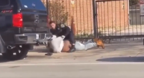 Too Big To Escape From Chicago Cop