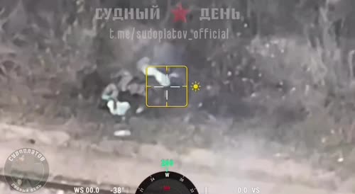 Death of the Marauders. A kamikaze drone hits Ukrainians with bags
