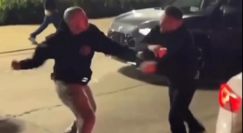 Car Meet Attendees Resolve a Crash Dispute with Fist