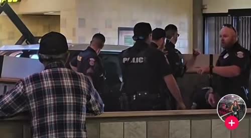 Guy Gets Arrested After Driving Into Mall Food Court