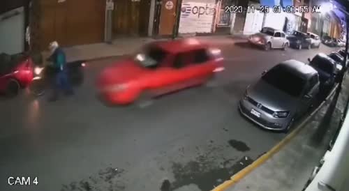 Biker Sent To The Hospital By Hit And Run Driver In Mexico