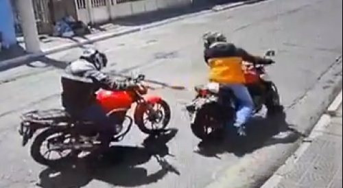Instant Karma For Motorcycle Robber