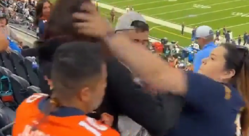Fight Breaks Out During Chargers-Broncos Game