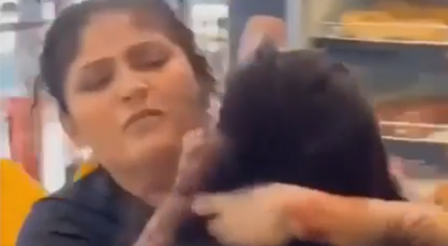 Girl Takes Bottle To The Face In Gas Station Fight