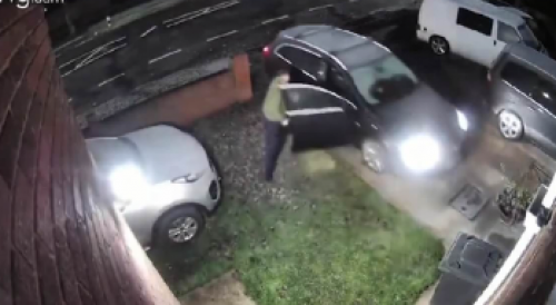 Car Thief Rams Owner In The UK