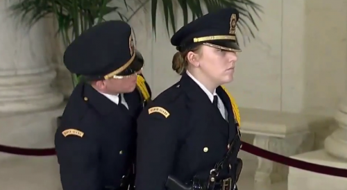 Honor guard collapses while guarding casket of former Supreme Court Justice Sandra Day O'Connor