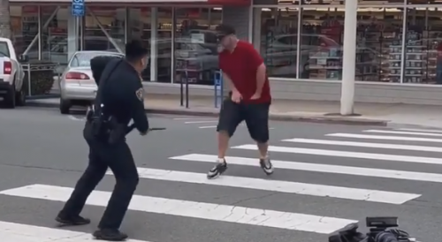 Cop Almost Backs Down From Enraged Tweaker