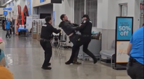 Tased Shoplifter Flees From Police Inside The  Washington Walmart