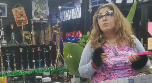 Racist Karen Enters The Smoke Shop