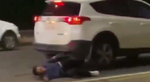 Intoxicated Man Sleeping On Colombian Road Gets Ran Over