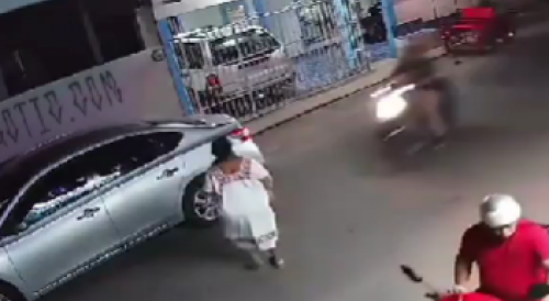 Elderly woman is run over in Ticul, Mexico.