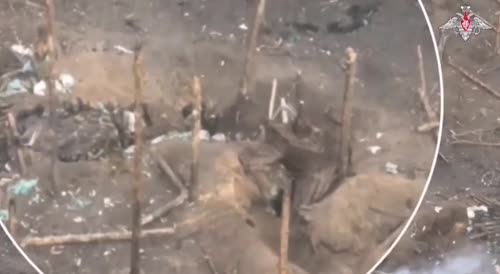 Direct hit by an MLRS rocket on Ukrainians