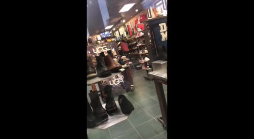 Misbehaving Teenage Couple Causing A Scene, Attacking Customers & Staff At Journeys
