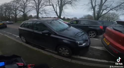 Road Rage in the UK- Karma Causes Tire to Burst