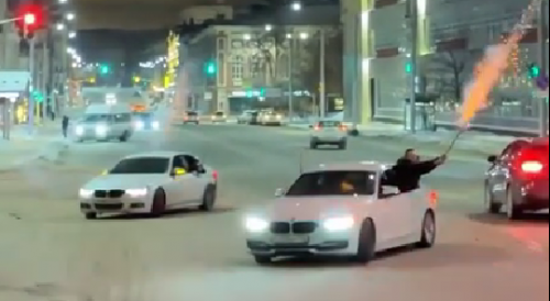Morons Filming Their BMWs Crash Into The Wall