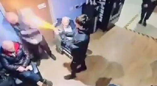 Guy Tries To Torch People In Hospital Waiting Room
