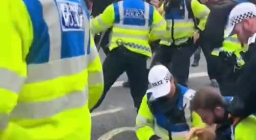 "Peaceful" Protest Turns Violent as Rioters Attack Police in London