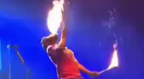 Indian Fire Show Goes Wrong
