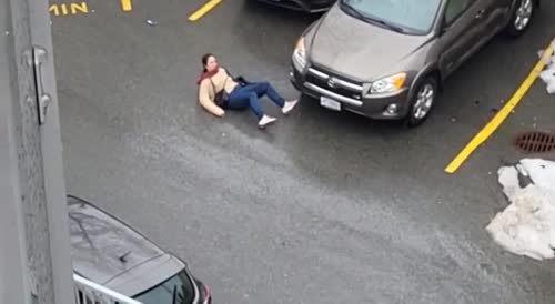 Man Goes Mental Outside Detox Center Attacks People and Cars