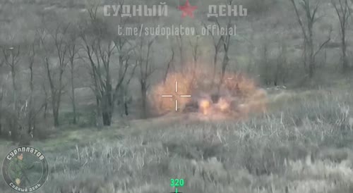 When a Ukrainian wanted to shoot down a Russian drone with a stone