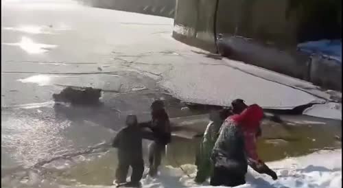 Ice Fishing Goes Wrong