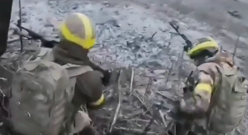 Ukrainian Soldier Steps On Land Mine
