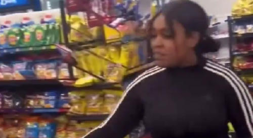 Irate woman trashes Sunoco gas station in Pittsburgh Pennsylvania