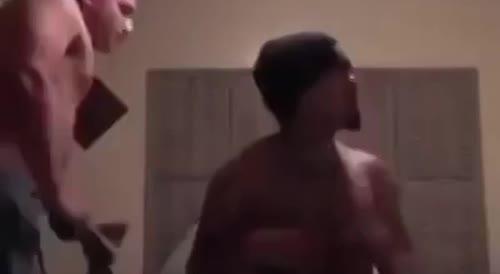 Wannabe gangsters receive ass whooping from mama