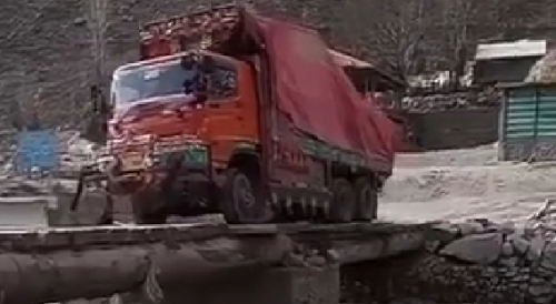 One Less Red truck In Pakistan