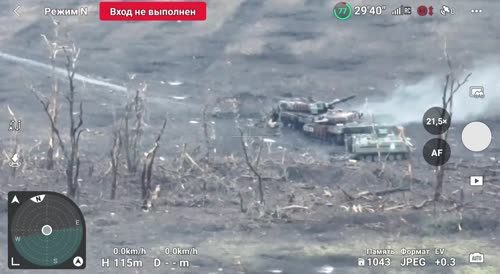 Russian artillery destroys NATO forces with a direct hit