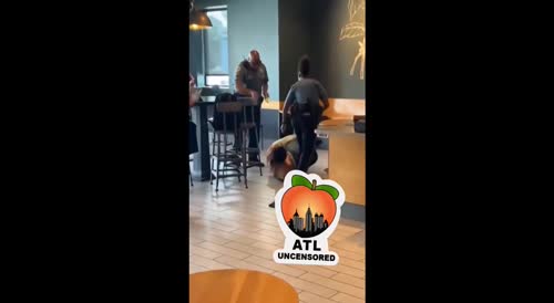Police Taser Man Who Was Spanking It At A Starbucks In Atlanta(repost)