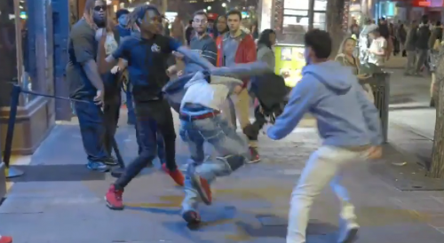 Fights Breaking Out All Over 6th Street