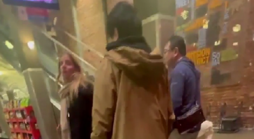 Shoplifters get confronted in San Francisco.