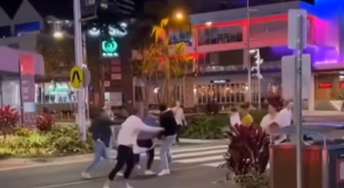 Mob Fight in Gold Coast Australia