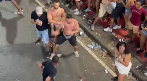 Fight at carnival in Salvador 02/11/2024