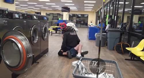 Quick Fight at Laundromat