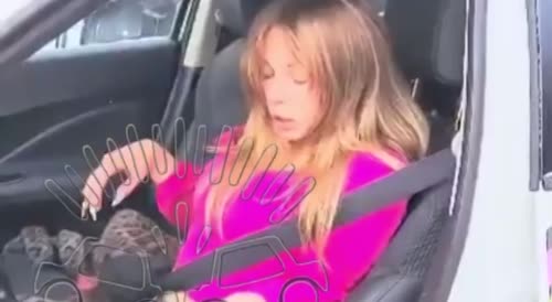 Russian Girl Caught Driving High AF