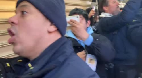 NYPD cop left with bloody head wound after glow stick attack at weekend protest