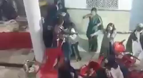 Scuffle Breaks Out Between Two Groups Over Food, Guests Throw Chairs at Each Other During Wedding Reception