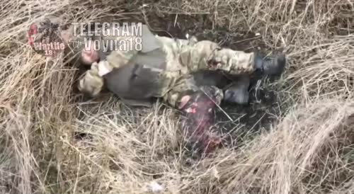 A wounded soldier blows himself up with a grenade