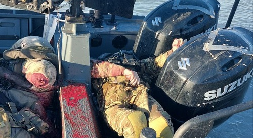 Amphibious landing attempt made by Ukrainian SOF on the Tendrovskaya..