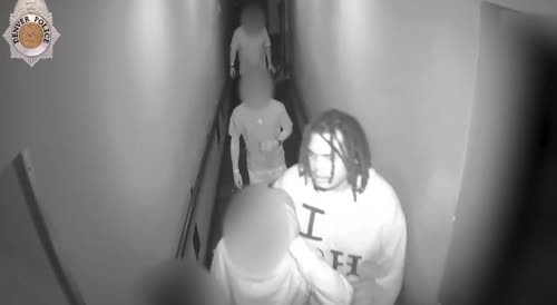 Surveillance video shows shooting at Nativ Hotel in Denver(2022)