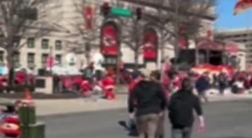 Chiefs Parade Shooting aftermath - bloody