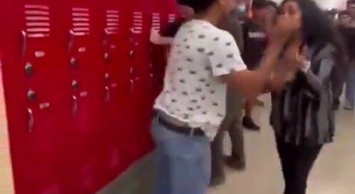 Teacher gets involved in student fight