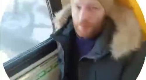 Man Wanking On The Train Gets Maced