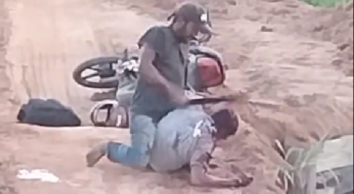 More Footage Of Rapist Getting Hacked With Machete